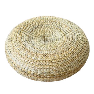 China Anti-Static Custom Tatami Floor Cushion Cattail 100% Hand Made Cushion for sale