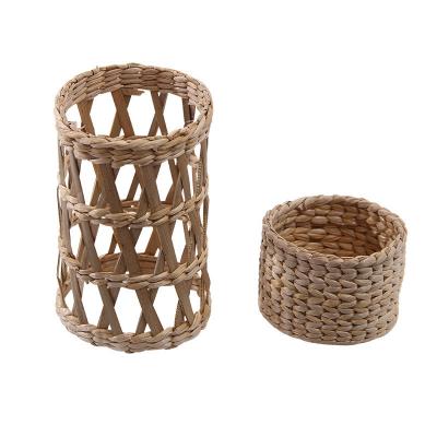 China Viable Hot Sale Nordic Style Natural Amazon Sea Grass Woven With 250ml 300ml 450ml for sale