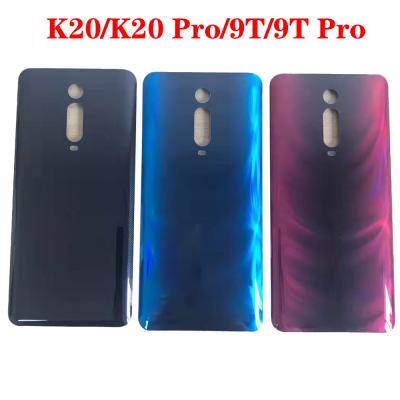 China Glass For Redmi K20 K20 Pro 9T 9T Pro Battery Door Back Glass Cover Housing for sale