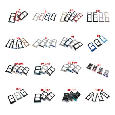 China High Quality Sim Card Tray Holder Repair Mobile Phone Part For Honor 6A 6X 7 7A 7C 7X 8 8A 8C 8S 8X 9 9A 9I 9X 10 20 30S 50 3 pro Lite 20S 20I 30 game for sale