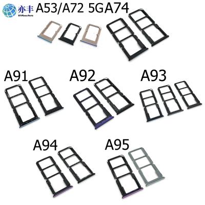 China Repair Mobile Phone Part For OPPO A71 A53 A72 A73 F5 A74 A91 A92 A93 A94 A95 F1S Micro SIM Card Card Tray Holder Phone for sale