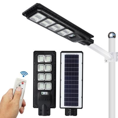 China ROAD ABS Outdoor Ip65 Waterproof All In One Integrated 100w 200w 300w 400w Led Solar Street Light for sale