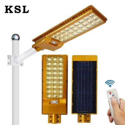 China ROAD Waterproof ABS Body Human Ip65 100w 200w 300w Sensor Integrated All In One Outdoor Solar Street Light for sale