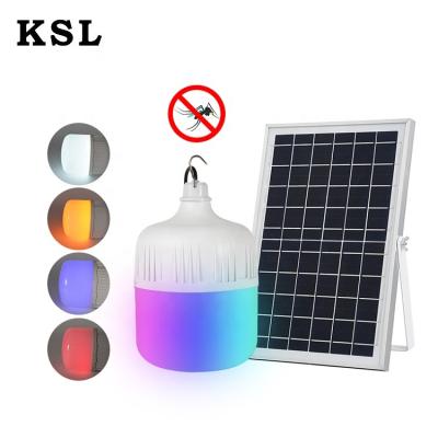 China Solar Bug Zapper 1800k 150w 200w 300w Usb Solar Charging Garden Mosquito Repellent Outdoor Red White Blue for sale