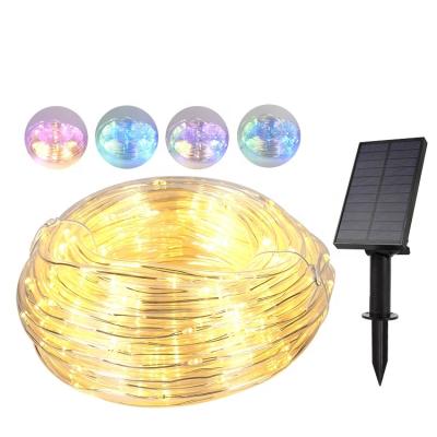 China New Product Ip65 Garden Decoration Lamp 10m 20m 25w RGB Outdoor Waterproof Solar Led Garden Light for sale