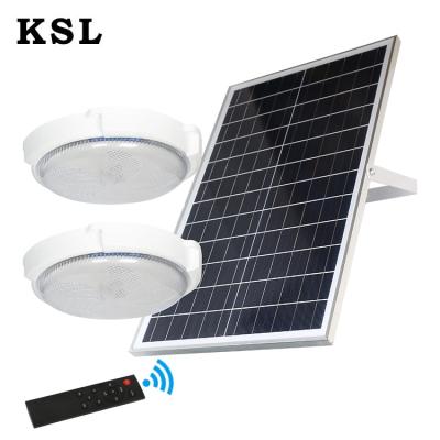 China New Design Double 80w 100w 200w Outdoor Mounted Wholesale Remote Control Aluminum Led Solar Ceiling Light for sale