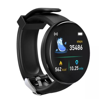 China MP3 Playback 2023 kids smartwatch D18 wrist smart bracelet d20 y68 118 1.3 inch screen heart Rate Blood Pressure Waterproof round sport for sale