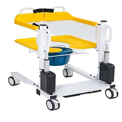 China Hot Selling Elderly Light Home Care MN-YWJ002 Hand Push Movable Transfer Chair for sale