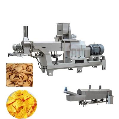 China 304 Automatic Corn Fried Snacks Doritos Triangle 304 Stainless Steel Puff Chips Making Machine for sale