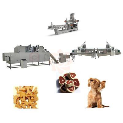 China Automatic Pet Dog Treat Extruders Small Scale Dog Chew Treats Stick Making Machine for sale