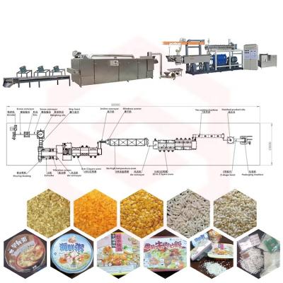 China Rice Processing Rice Processing Small Puffed Reconstituted Nutritional Enriched Rice Extruder Machine for sale