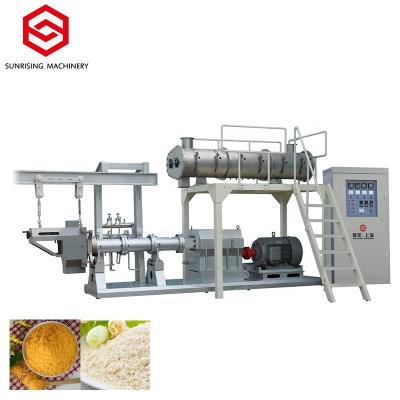 China food & Beverage Factory Food & Beverage Factory Breadcrumb Processing Machine Extruder Panko Bread Crumbs Machine Full Automatic for sale