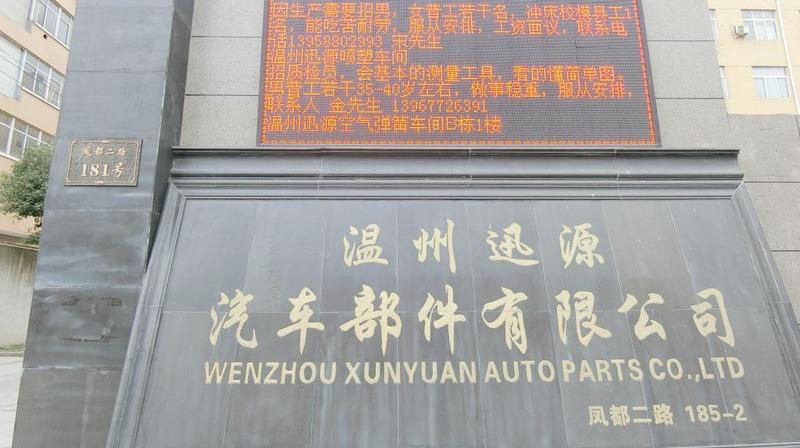 Verified China supplier - Wenzhou Xunyuan Auto Parts Co., Ltd.