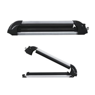 China Universal Removable Lockable Aluminum Ski Board Carrier Aluminum Ski Board Car Roof Carrier for sale