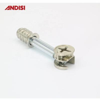 China Mini Fix Cam and Bolt Dowel Insert Nut Zinc Alloy Furniture Hardware Joint Connector for sale