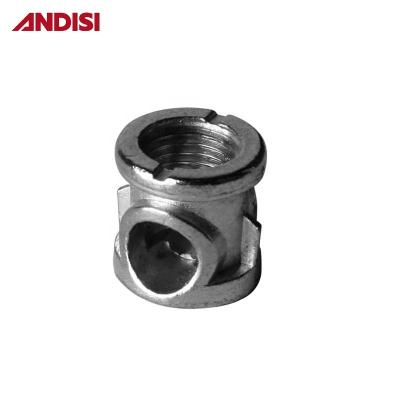 China Zinc Plated Wood Joint Metal Bracket Heavy Duty Cam Lock Connectors Standard Size for sale