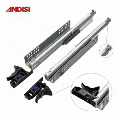 China Modern Style V6 Undermount Drawer Slides Soft Close Loading Capacity 30kg for Kitchen for sale