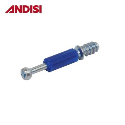 China Modern ANDISI Furniture Cabinet Connecting Joint Mini Fix Connector Cam Plastic Dowel Screw Bolts KD Fittings for Furniture for sale