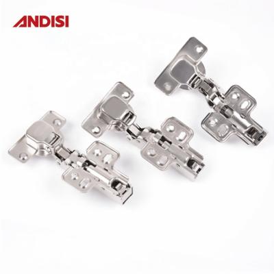 China 35mm Cup 1/2 Overlay Hydraulic Soft Close Hinges for Kitchen Cabinets Furniture Hinge for sale