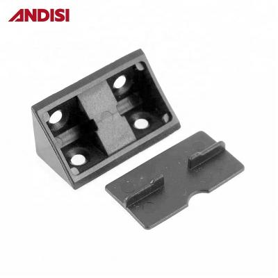 China ABS Plastic Shelf Bracket Corner Connectors for Modern Design Style Furniture Cabinet for sale