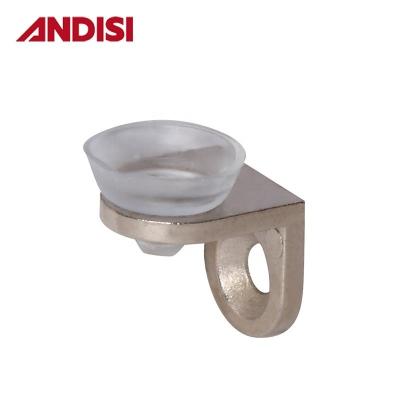 China Zinc Alloy and PVC Glass Clamp Bracket Holder for Flat Glass Railing Shelf Accessory for sale