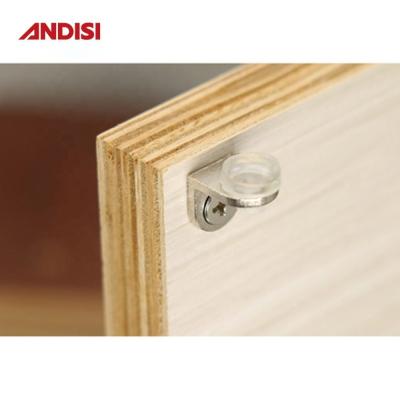 China Other Furniture Hardware Zinc Alloy Glass Connectors Shelf Supports for Cabinet Shelf for sale