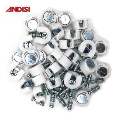 China Furniture Connectors Joint Parts Round Fitting Cabinet Connecting Wood Housing Rafix Connector for sale