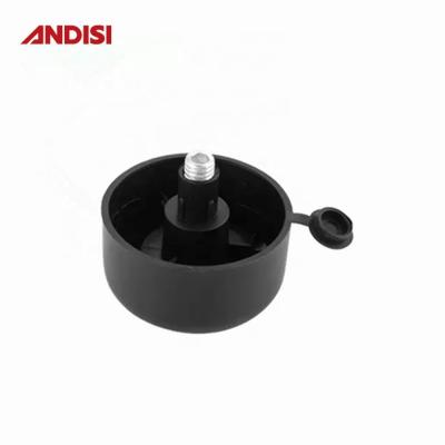 China Zinc Plated Steel Black Finish Furniture Leg M8 Threaded Plastic Cabinet Adjustment Feet for sale