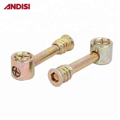 China Strong Connecting Fittings for Modern Furniture Zinc Plated 4 in 1 Mini Fix Cam and Bolt for sale