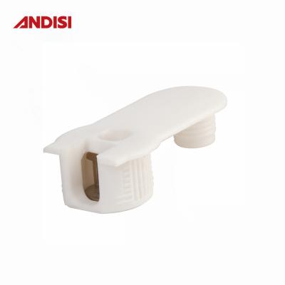 China Zinc Plated White/Brown Color Nylon Finish Cabinet Corner Connector for Other Furniture for sale