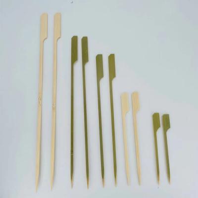 China Disposable Customized Size Bamboo Skewer BBQ Skewer Sticks for sale