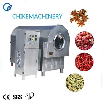 China High Quality Automatic Electromagnetic RIBBON Roasting Machine For Pepper Chilli for sale