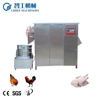 China POULTRY full autometic 304 stainless halal poultry pluck machine / chicken pluck machine / slaughtering equipment for sale