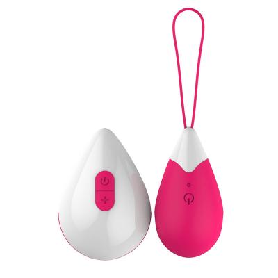 China Medical Grade Silicone+ABS Multicolor Silicone 10 Frequencies Jumping Egg Remote Control Vibrator Love for sale