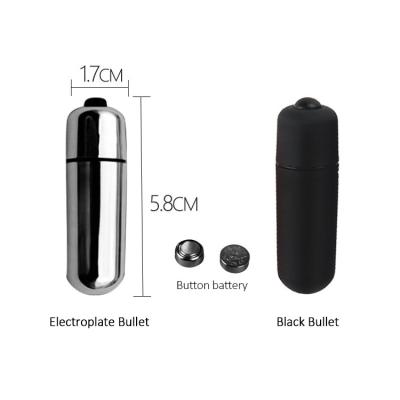 China Cheap Mini Waterproof Remote Bullet Vibrator ABS+ Silicone 10 Speed ​​Black Clitoris G Spot Slliver Vibrating Bullet Vibrator Usb Charge for sale