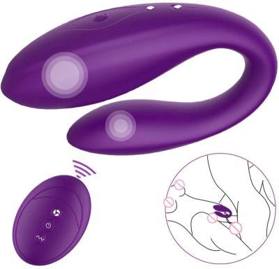 China Dual Motor Vibration 10 Frequency Clitoral Sucking Vibrator with Clitoris and G-spot Stimulation, Wearable Dildos Couples Vibrators for sale