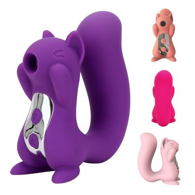 China Waterproof Silicone Squirrel Sex Toy New Amazon Hot Sale Clit Sucking Toy Women Nipple Stimulator Sucker Squirrel Vibrator Sex Clit Vibrator for sale