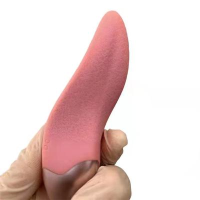 China 40 degree hot adult products tongue 2022 OEM/OEM pink heating silicone licking clitoris stimulation tongue vibrator for woman for sale