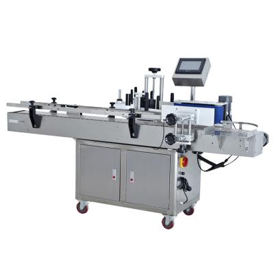 China Food factory price label printer machine round bottle labeling machine automited labeling machine for sale