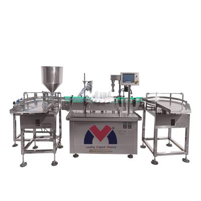 China Factory Price Automatic Beverage Bottle And Vials Liquid Filling Sealing Machine With Rubber Stop for sale