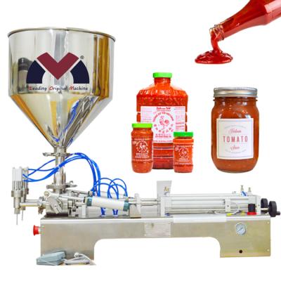 China Semi Automatic Hot Sales Beverage Ice Cream Water Liquid Honey Juice Sauce Paste Filling Machine for sale