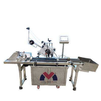 China Food Factory Price Labeling Machine Pouch Bags Pouch Office Flat Bags Label Applicator Machine for sale