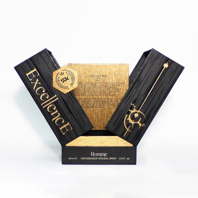 China Recyclable Recycle Cardboard 5ml 10ml 15ml 20ml Eco Friendly Hot Stamping Luxury Gift Perfume Paper Box for sale