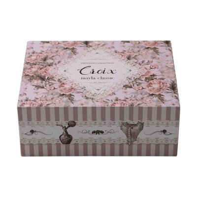 China Factory Direct Luxury Handmade High Quality Design Recyclable Custom Design Gift Lid And Base Box for sale