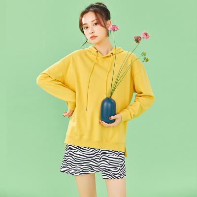 China 2020 new style QUICK DRY sweater women fall/loose hooded sweater fashion korean INS winter fashion foreign style jacket with hood on fabric for sale