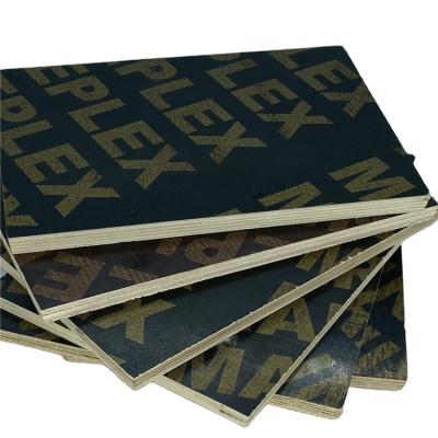 China Traditional waterproof marine film faced plywood, waterproof shuttering black film faced plywood for sale