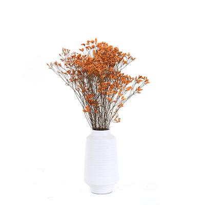 China Real and Natural Touch Real and Natural Touch Preserved Dried Flower Bouquets Forget I Didn't Dried Crystal Grass Wedding Decoration for sale