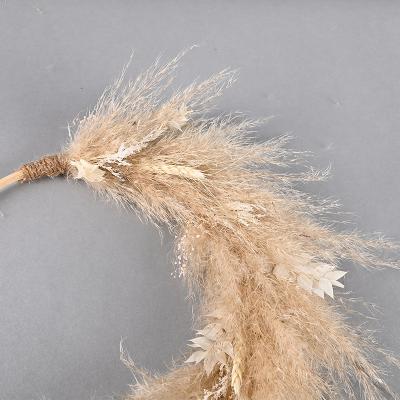 China Non-Toxic Non-Toxic Plant Hanging Decoration Dried Flower Wedding Flowerd Pampas Grass Garland for sale