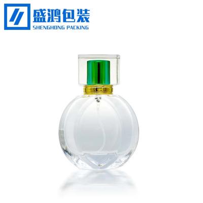 China Non Spill New Perfume Bottle Maker Glass Empty Spray Bottle Acrylic Cover Screw Mouth for sale