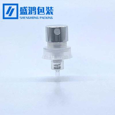 China Non Spill High Quality 16.3mm Silver Aluminum Plastic Mist Sprayer Pump For Perfume Bottle for sale